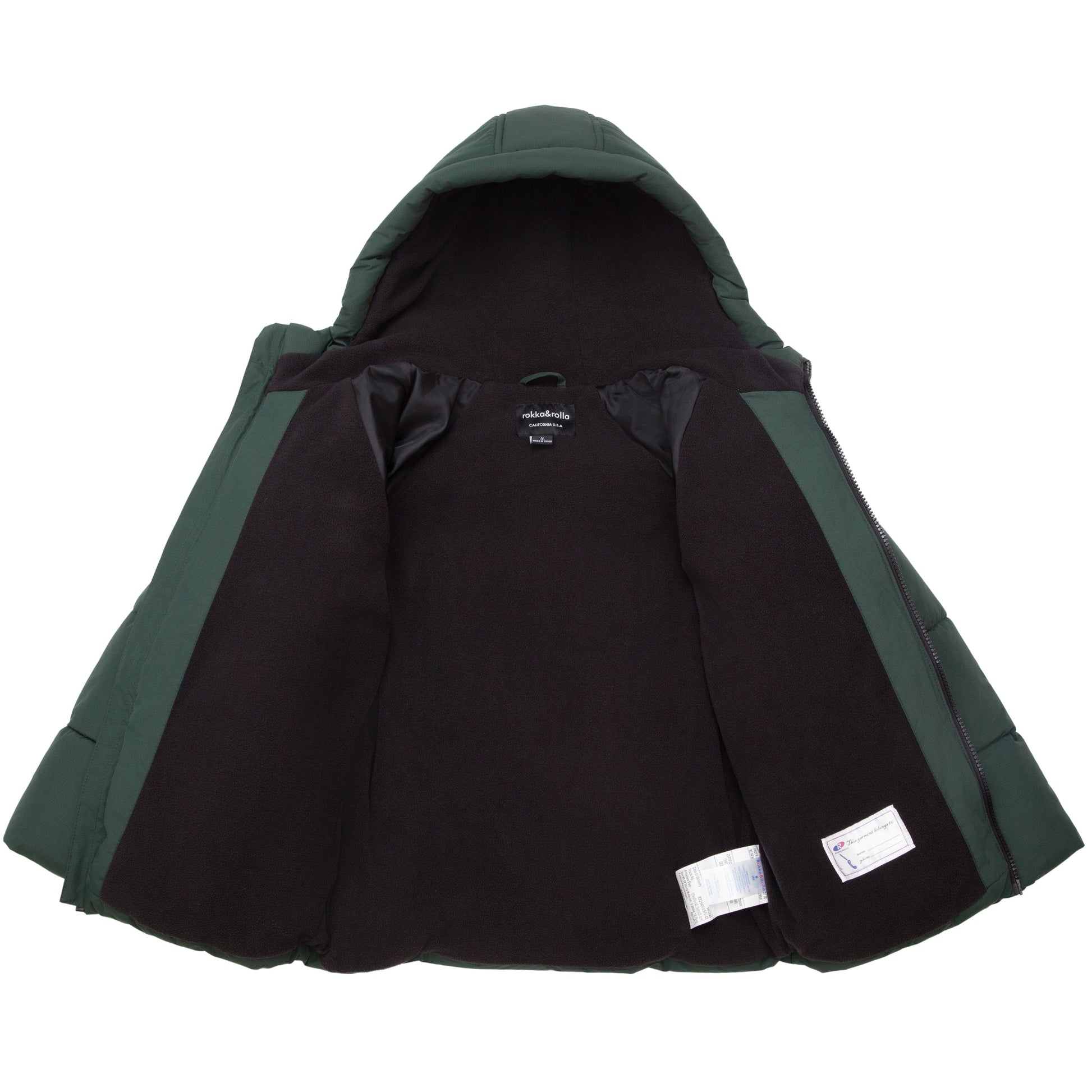 Little and Big Boys' Urban Shield Ripstop Puffer Jacket Rokka&Rolla