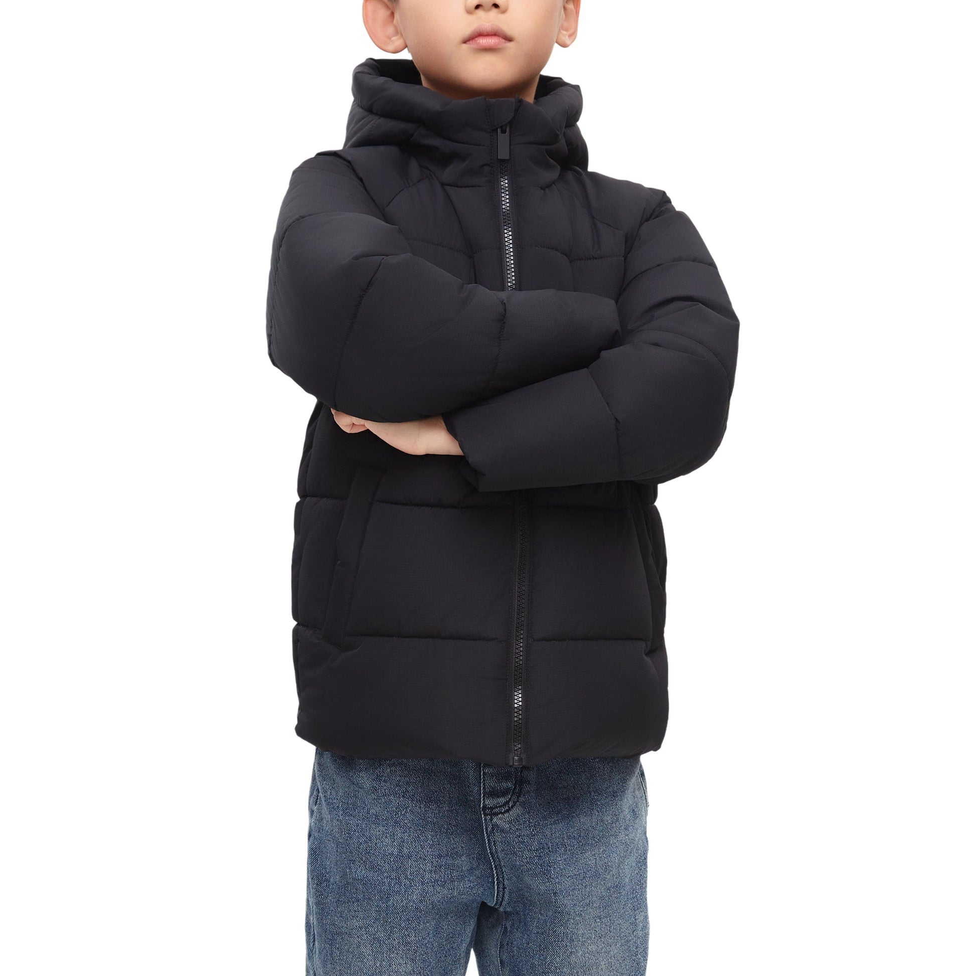 Little and Big Boys' Urban Shield Ripstop Puffer Jacket Rokka&Rolla
