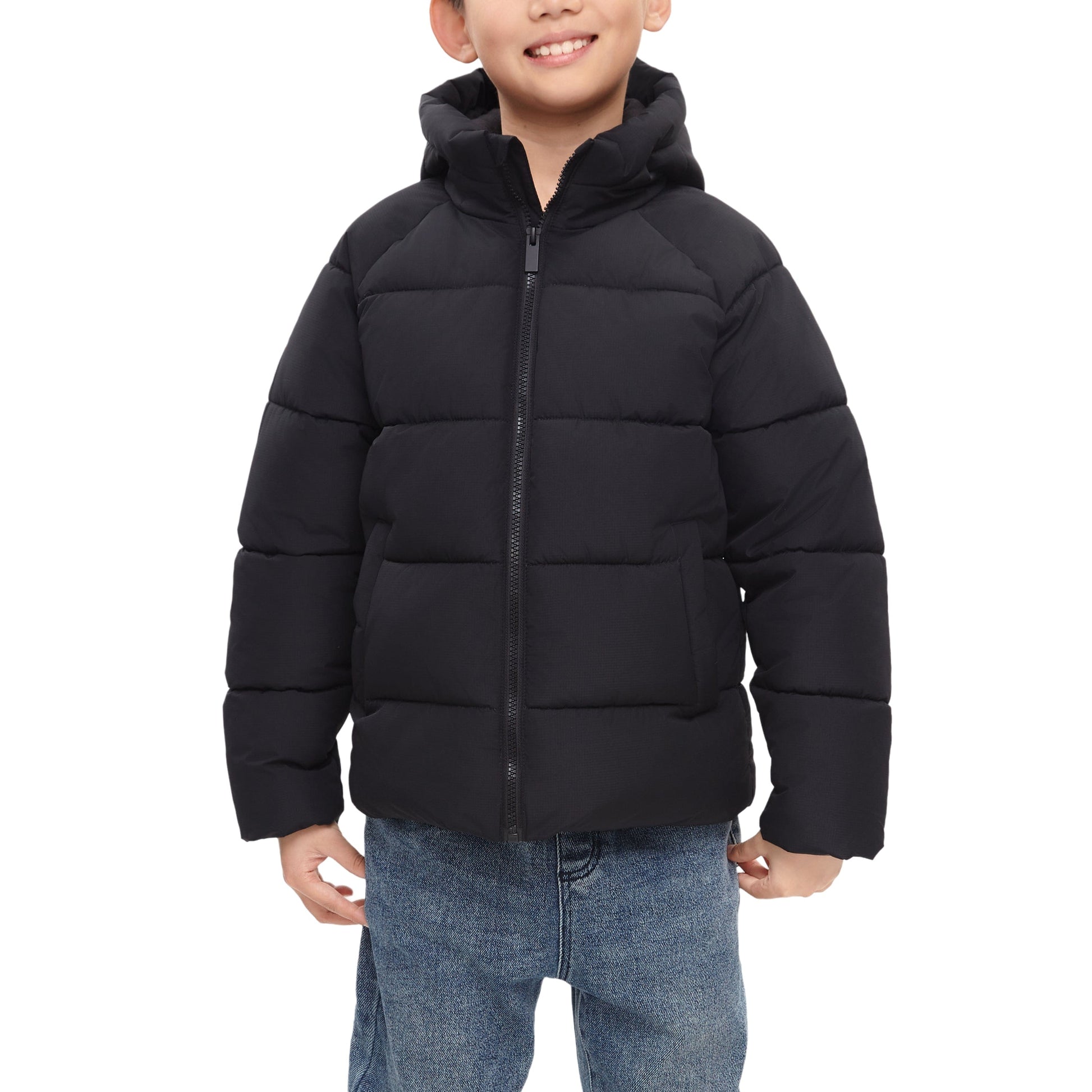 Little and Big Boys' Urban Shield Ripstop Puffer Jacket Rokka&Rolla