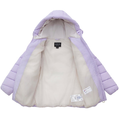 Girls' Jacket Lightweight Long Puffer Jacket