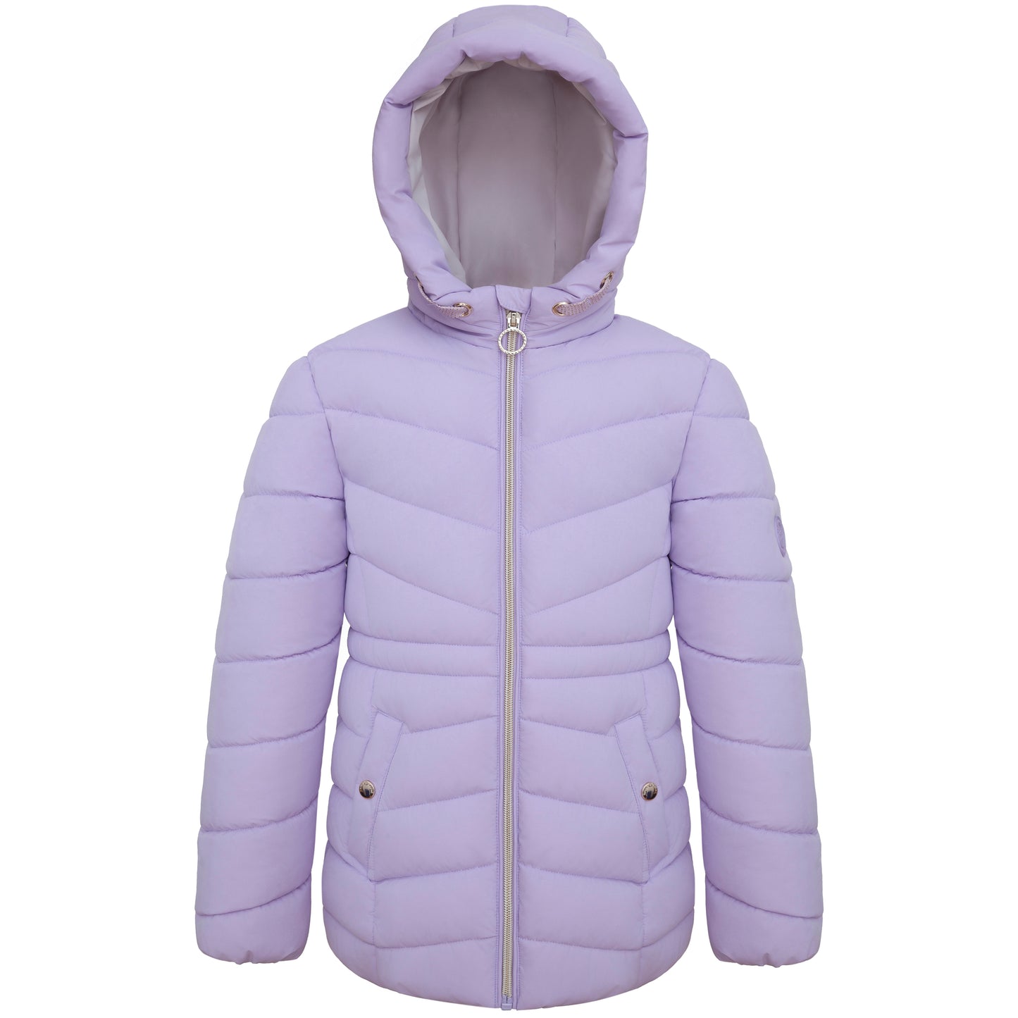 Girls' Jacket Lightweight Long Puffer Jacket