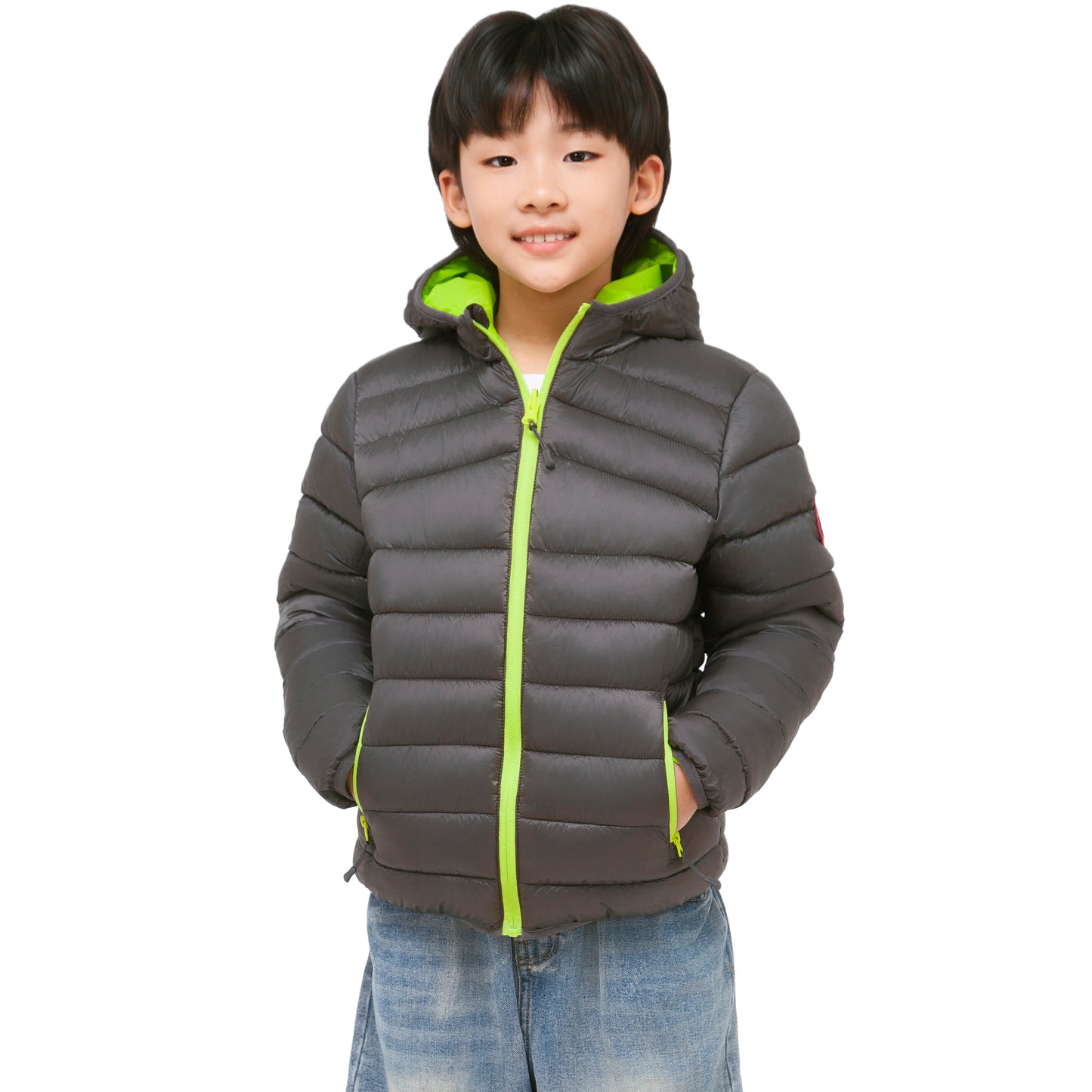 Boys' Reversible Lightweight Puffer Jacket
