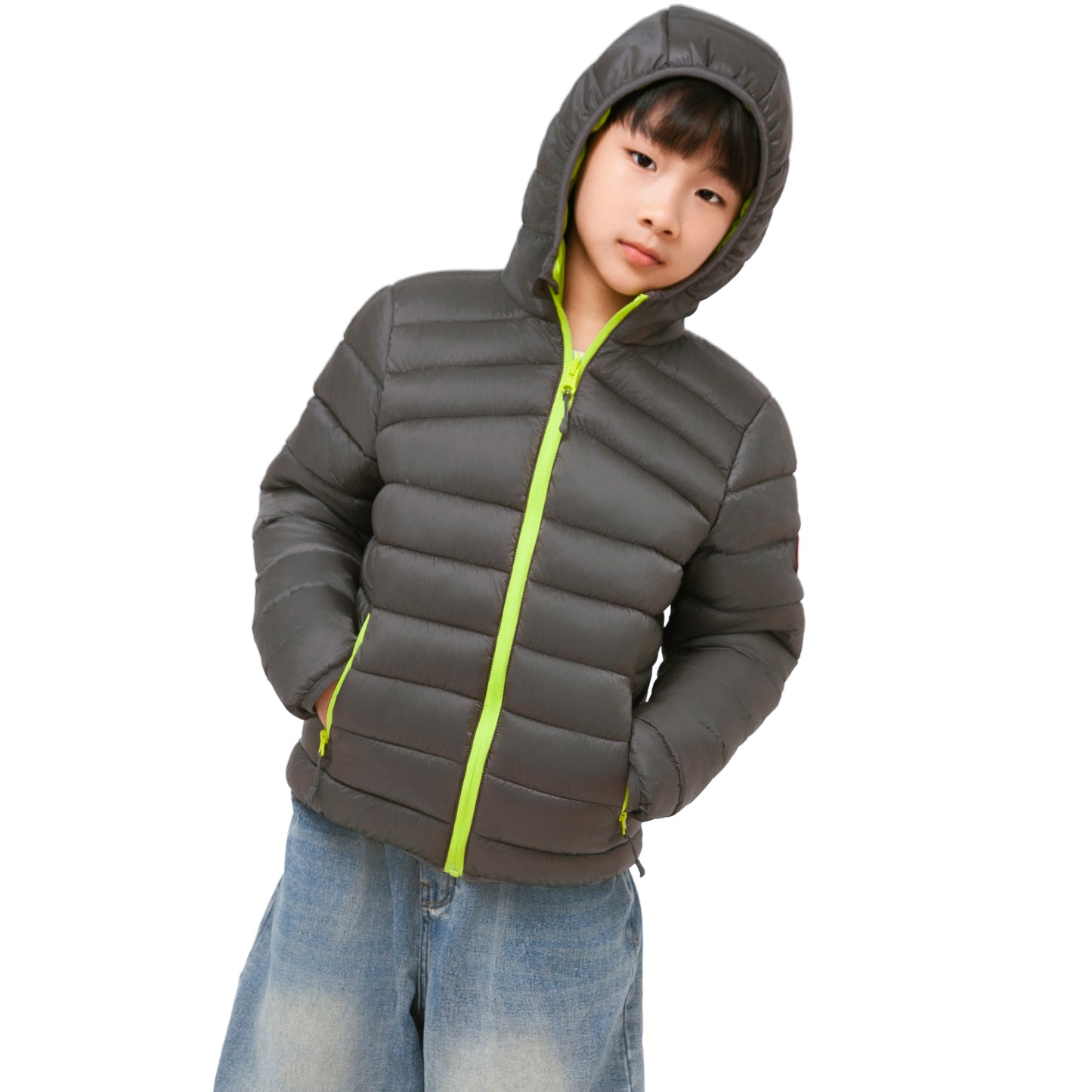 Boys' Reversible Lightweight Puffer Jacket