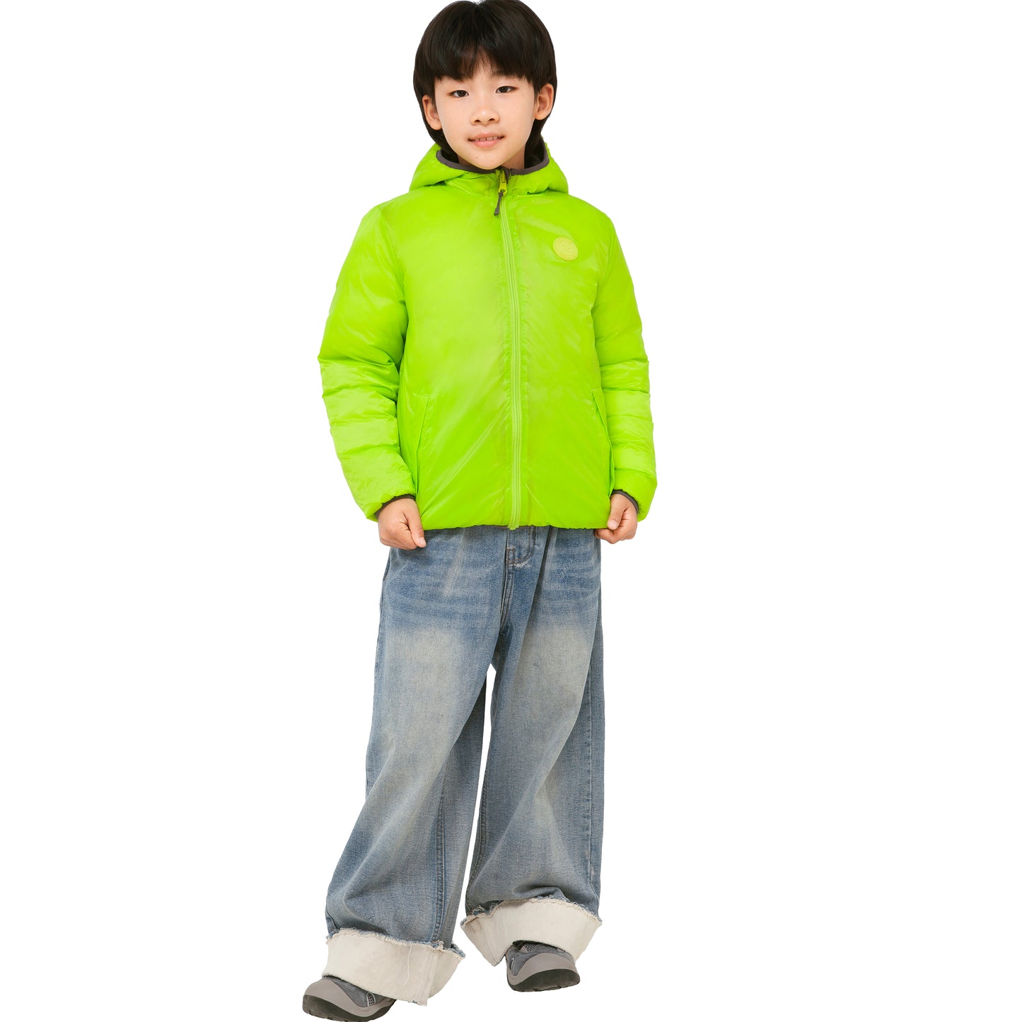 Boys' Reversible Lightweight Puffer Jacket