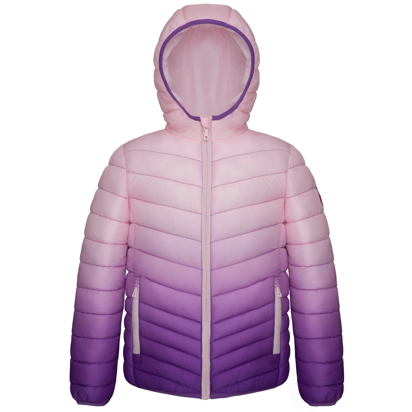 Girls' Reversible Lightweight Puffer Jacket