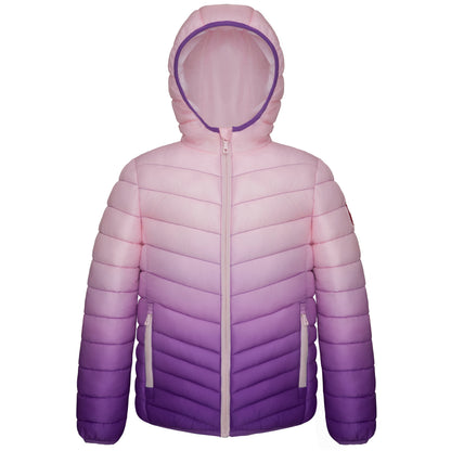Girls' Reversible Lightweight Puffer Jacket