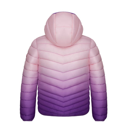 Girls' Reversible Lightweight Puffer Jacket
