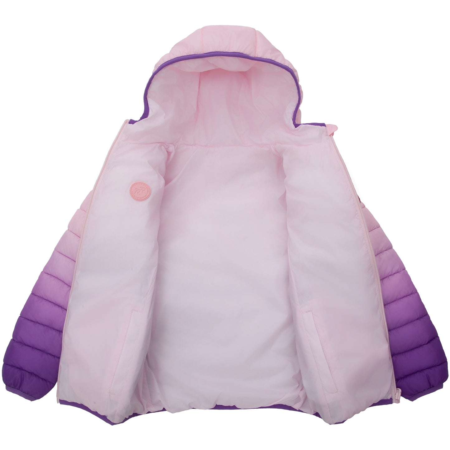 Girls' Reversible Lightweight Puffer Jacket