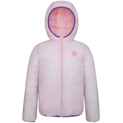 Girls' Reversible Lightweight Puffer Jacket