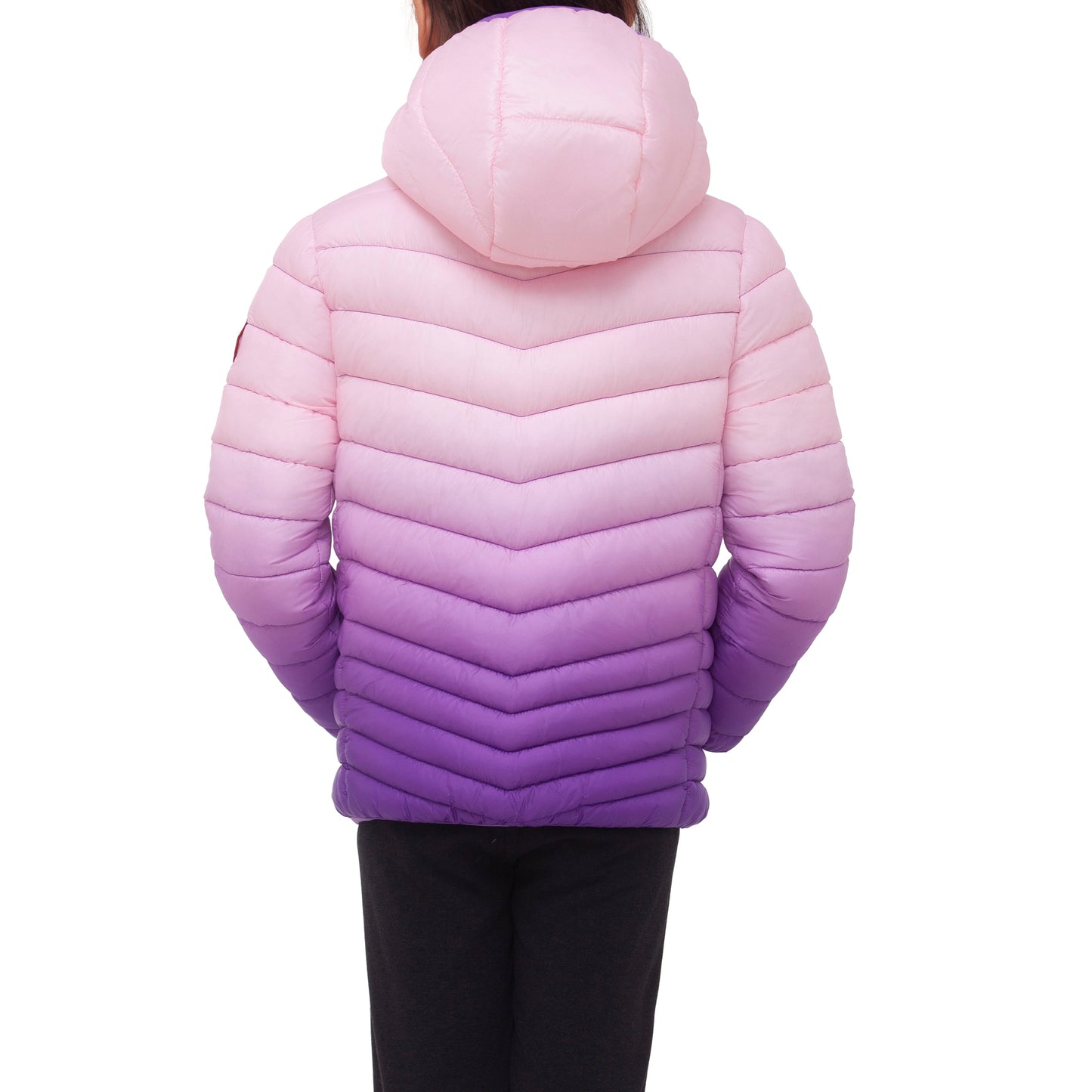 Girls' Reversible Lightweight Puffer Jacket