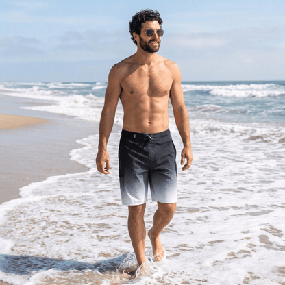 Men's 4-Way Stretch Board Shorts 9" Quick Dry Beach Swimwear Swimwear Rokka & Rolla