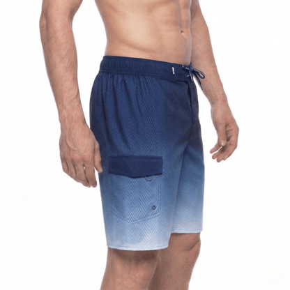 Men's 4-Way Stretch Board Shorts 9" Quick Dry Beach Swimwear Swimwear Rokka & Rolla