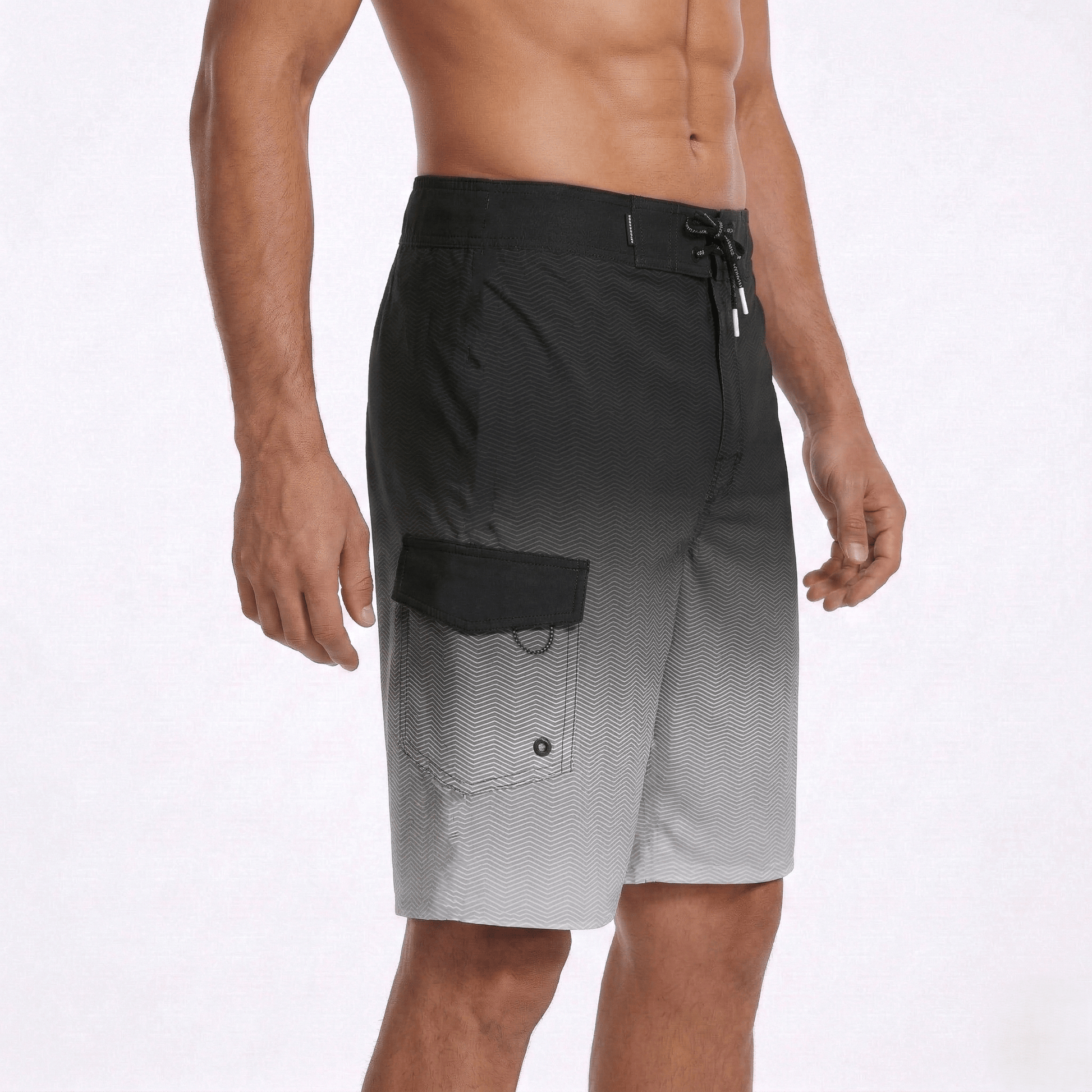 Men's 4-Way Stretch Board Shorts 9" Quick Dry Beach Swimwear Swimwear Rokka & Rolla