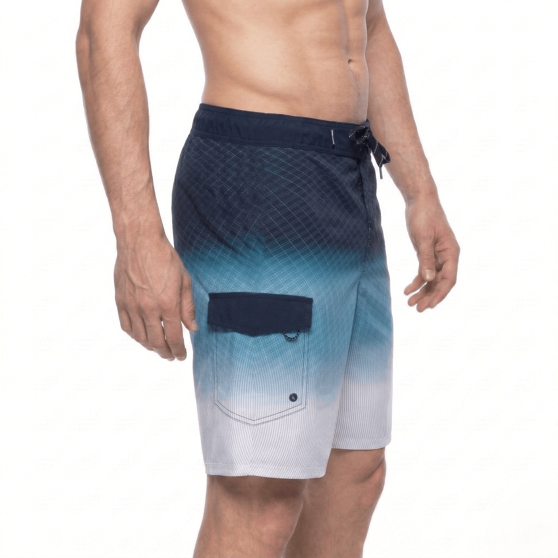 Men's 4-Way Stretch Board Shorts 9" Quick Dry Beach Swimwear Swimwear Rokka & Rolla