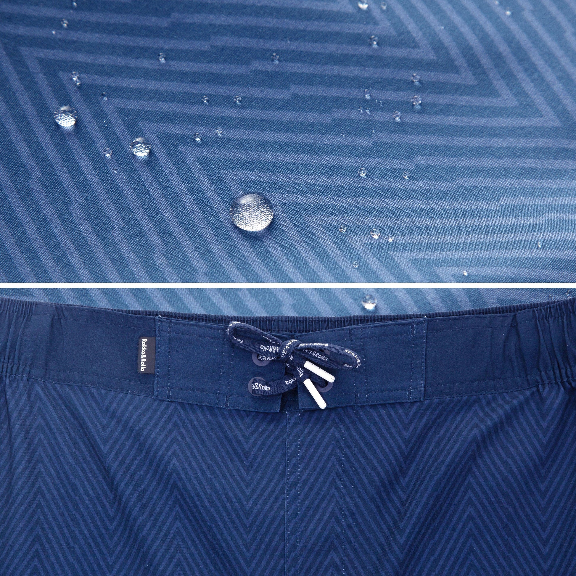 Men's 4-Way Stretch Board Shorts 9" Quick Dry Beach Swimwear Swimwear Rokka & Rolla
