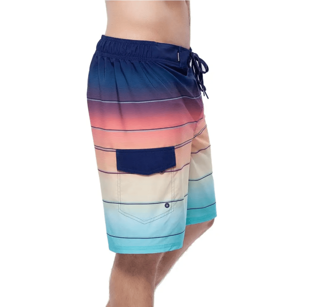 Men's 4-Way Stretch Board Shorts 9" Quick Dry Beach Swimwear Swimwear Rokka & Rolla