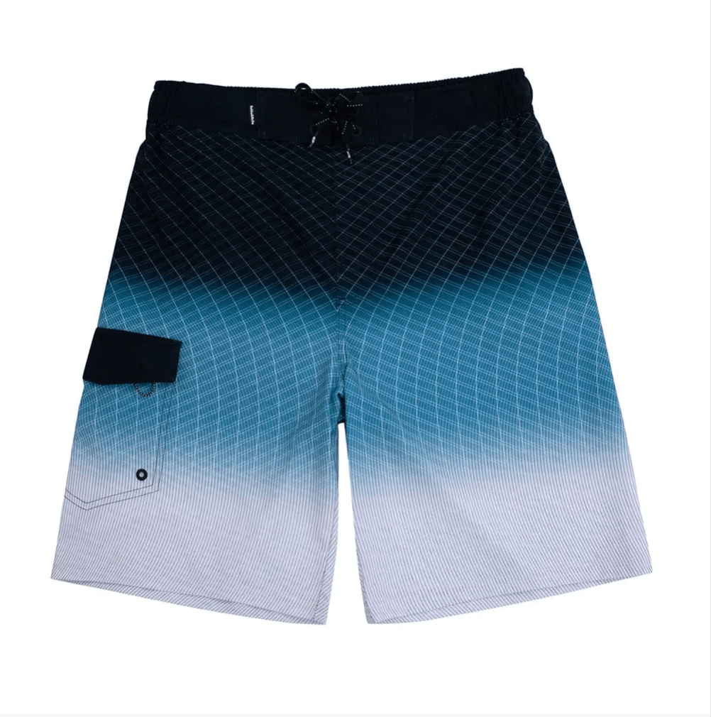Men's 4-Way Stretch Board Shorts 9" Quick Dry Beach Swimwear Swimwear S (28-30) / Midnight Gradient Rokka & Rolla