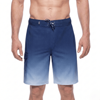 Men's 4-Way Stretch Board Shorts 9" Quick Dry Beach Swimwear Swimwear S (28-30) / Navy Rokka & Rolla