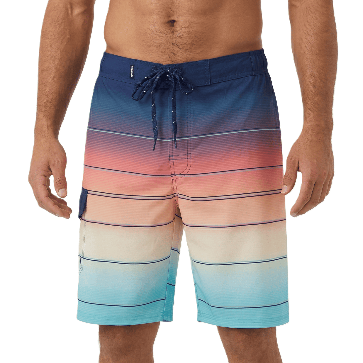 Men's 4-Way Stretch Board Shorts 9" Quick Dry Beach Swimwear Swimwear S (28-30) / Summer Paradise Rokka & Rolla