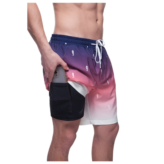 Men's Compression Liner Swim Trunks Quick Dry Bathing Suit Swimwear Rokka & Rolla