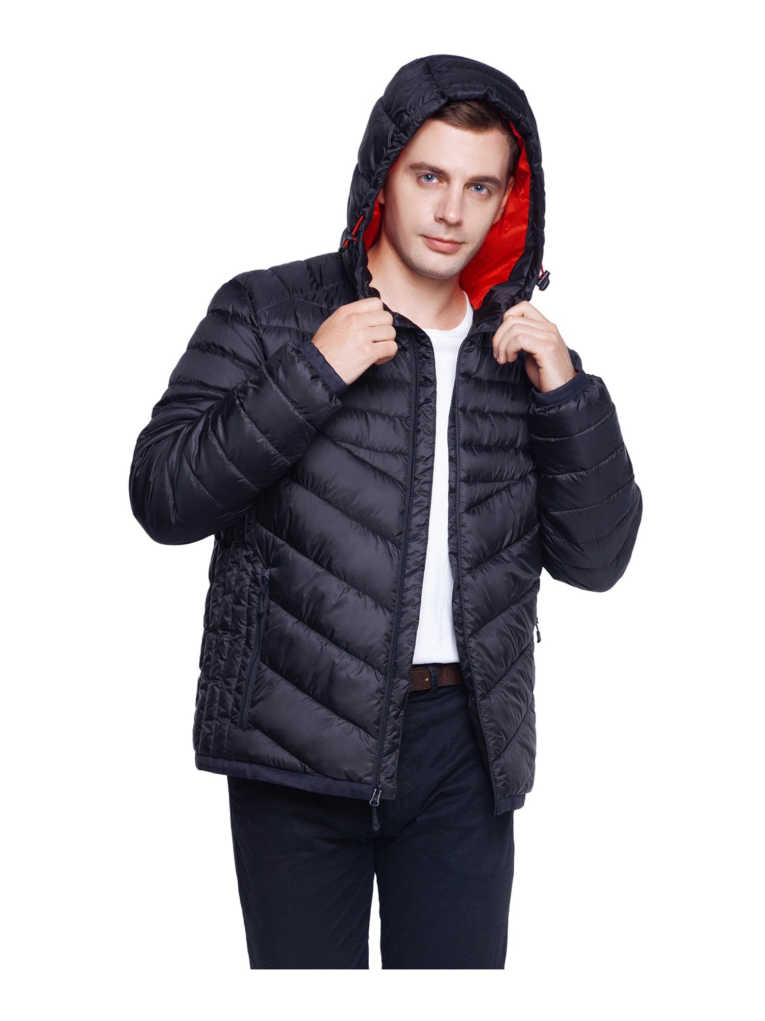 Men's Lightweight Padded Puffer Jacket Coats & Jackets Rokka & Rolla
