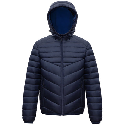 Men's Lightweight Padded Puffer Jacket Coats & Jackets S / Navy Rokka & Rolla