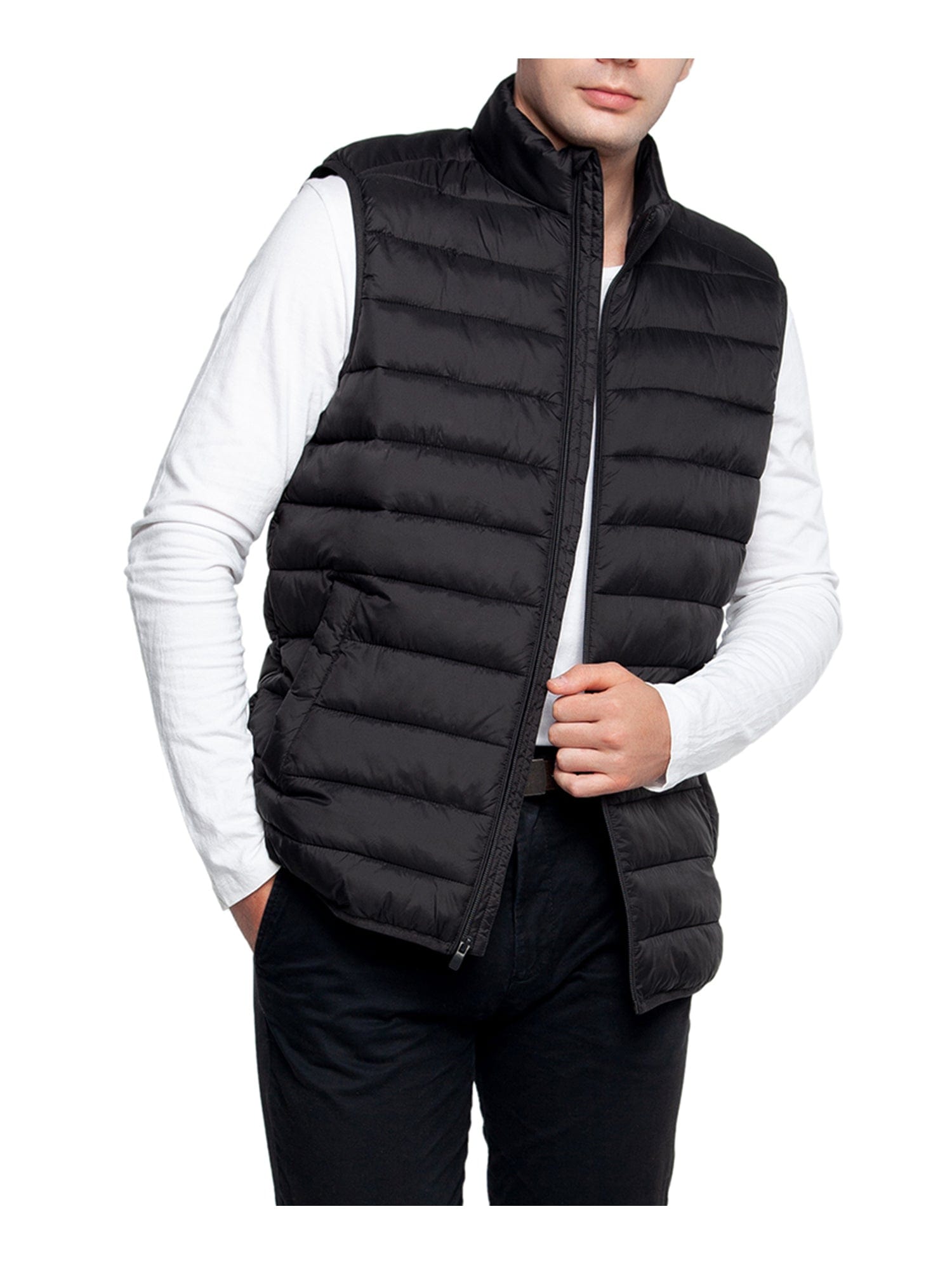 Men's Lightweight Puffer Vest Vests Rokka & Rolla