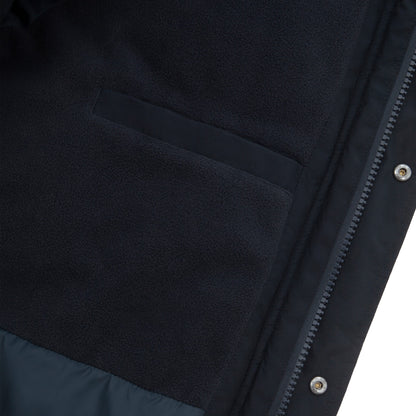 Men's Puffer Jacket Water-Resistant Fleece-Lined Winter Coat - Navy Coats & Jackets Rokka&Rolla