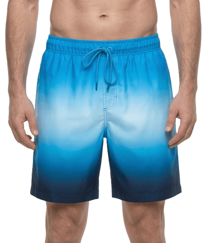 Men's Quick Dry Mesh Lined Swim Trunks Swimwear Blue Current / S Rokka & Rolla