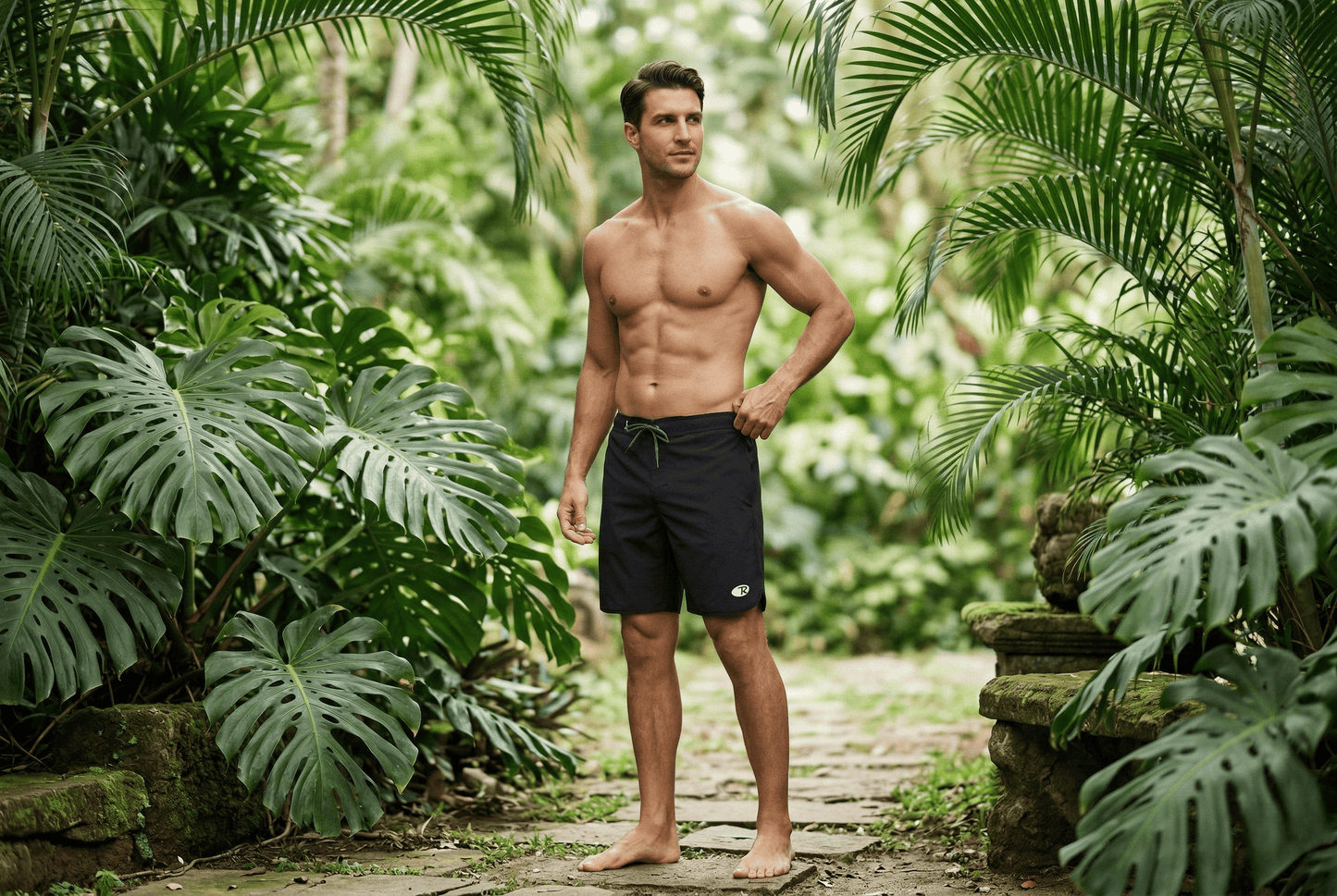 Men's Quick Dry Mesh Lined Swim Trunks Swimwear Rokka & Rolla