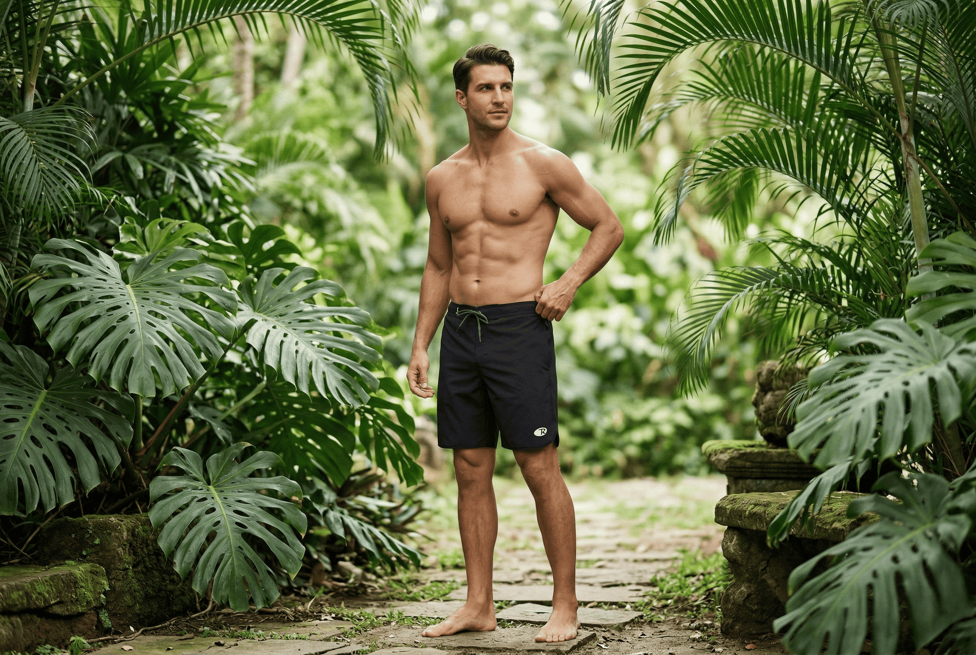 Men's Quick Dry Mesh Lined Swim Trunks Swimwear Rokka & Rolla