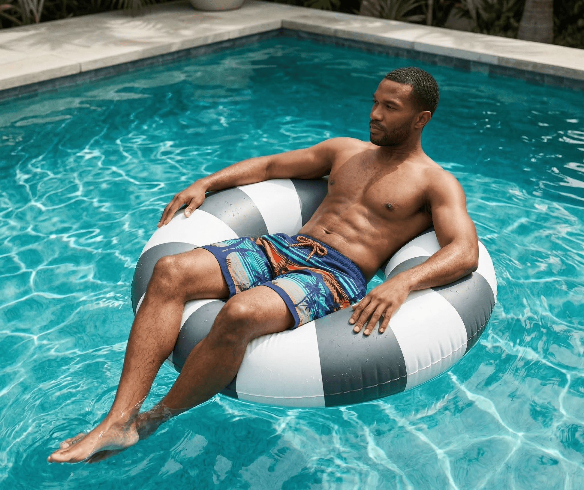 Men's Quick Dry Mesh Lined Swim Trunks Swimwear Rokka & Rolla