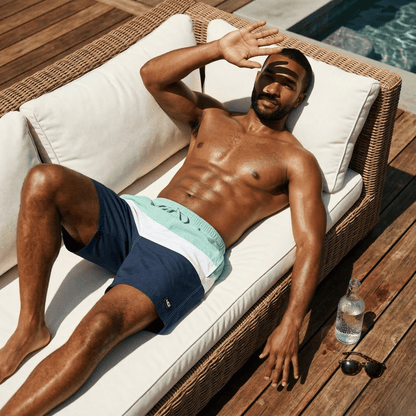 Men's Quick Dry Mesh Lined Swim Trunks Swimwear Rokka & Rolla