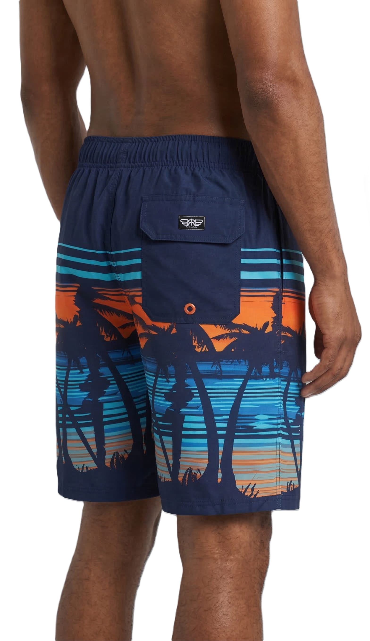 Men's Quick Dry Mesh Lined Swim Trunks Swimwear Rokka & Rolla
