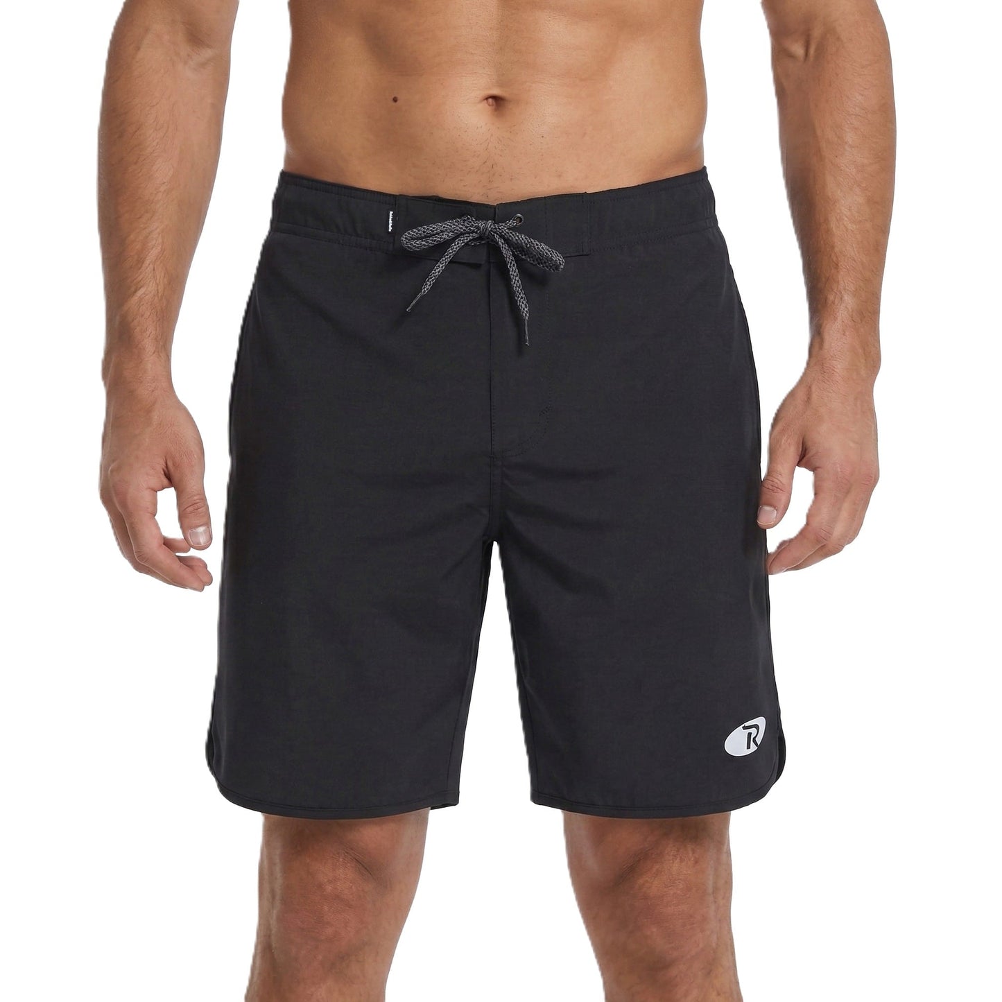Men's Quick Dry Mesh Lined Swim Trunks Swimwear S / Black Rokka & Rolla