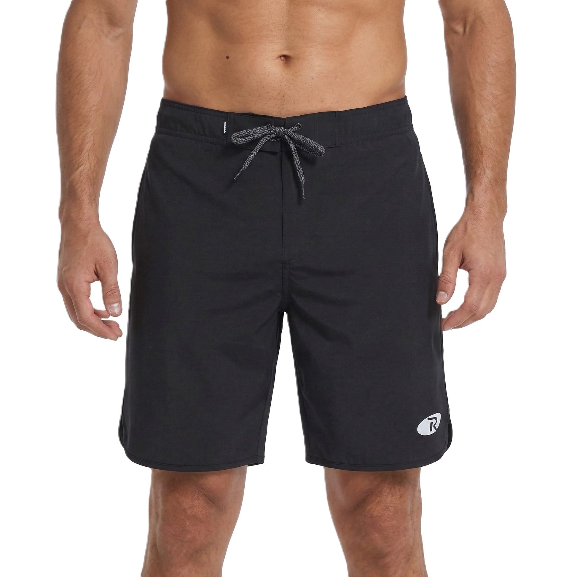 Men's Quick Dry Mesh Lined Swim Trunks Swimwear S / Black Rokka & Rolla