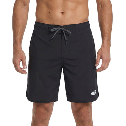 Men's Quick Dry Mesh Lined Swim Trunks Swimwear S / Black Rokka & Rolla