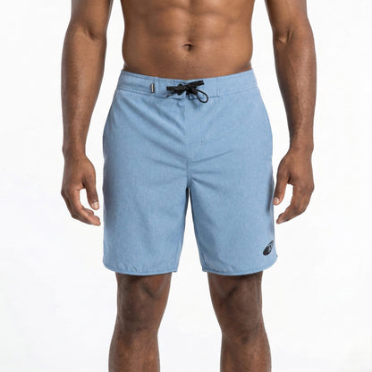 Men's Quick Dry Mesh Lined Swim Trunks Swimwear S / Light Blue Rokka & Rolla