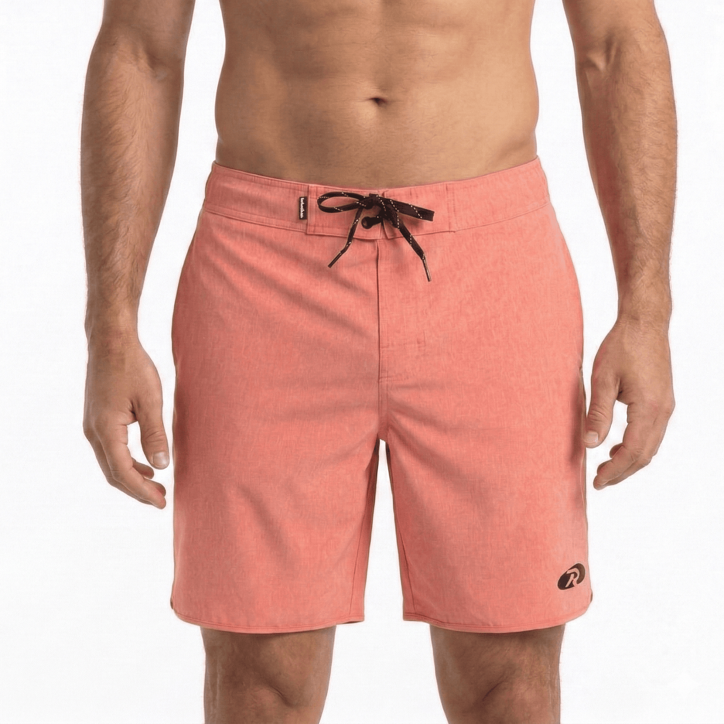 Men's Quick Dry Mesh Lined Swim Trunks Swimwear S / Peach Rokka & Rolla