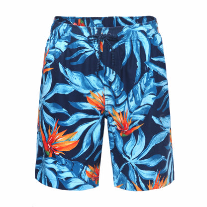 Men's Quick Dry Mesh Lined Swim Trunks Swimwear S / Tropical Floral Rokka & Rolla