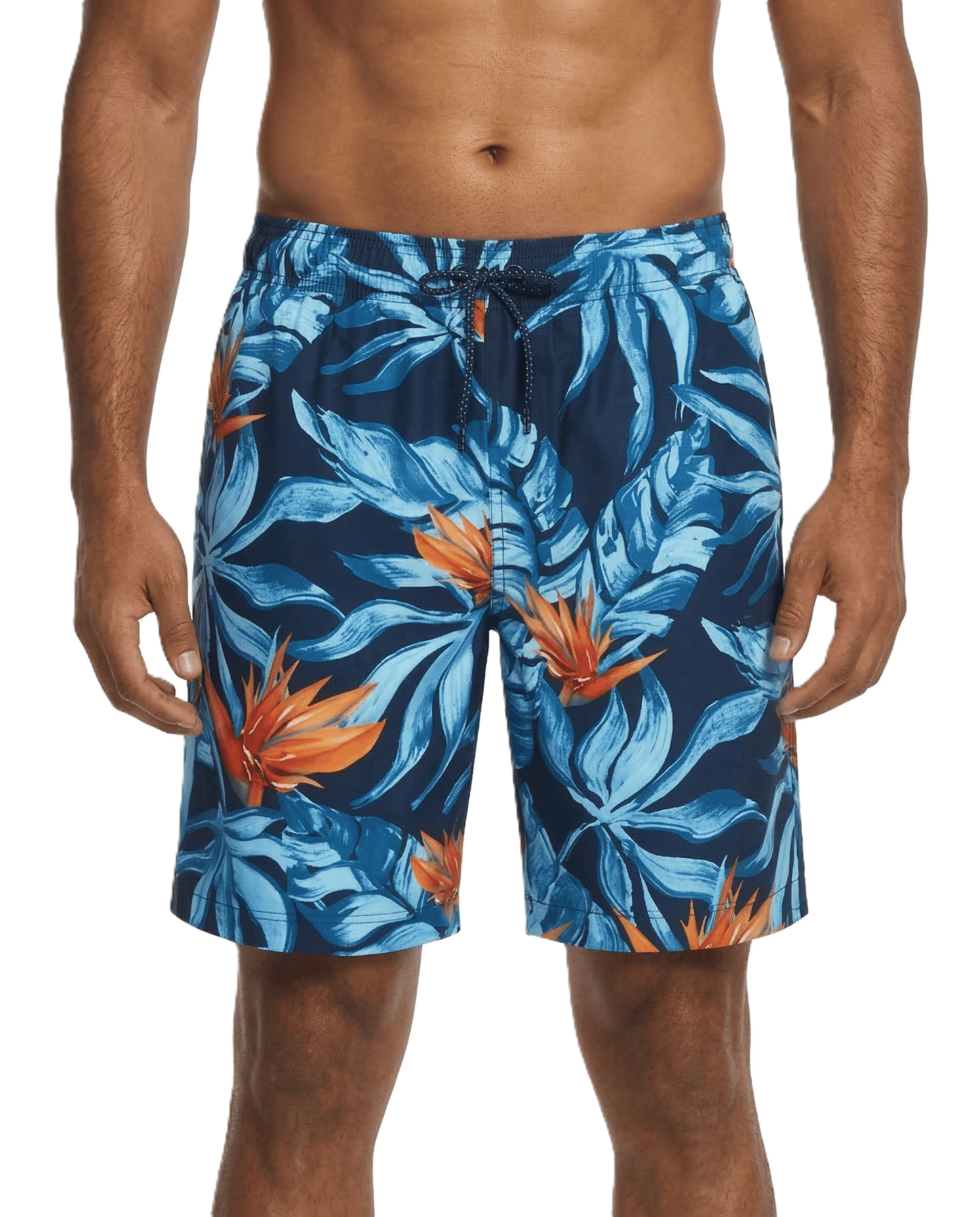 Men's Quick Dry Mesh Lined Swim Trunks Swimwear Tropical Floral / S Rokka & Rolla