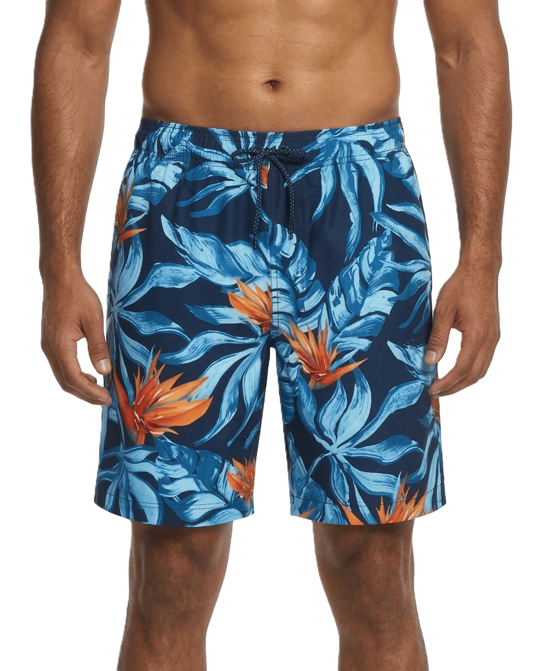 Men's Quick Dry Mesh Lined Swim Trunks Swimwear Tropical Floral / S Rokka & Rolla