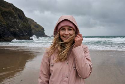 Women's Waterproof Rubber Slicker Rain Jacket - Rokka&Rolla