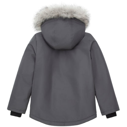 Boys' Water-Resistant Ripstop Shell Parka Jacket Fleece Lined Winter Coat