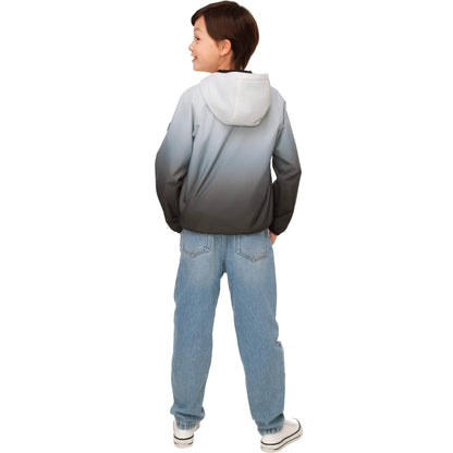 Rokka&Rolla Boys' Fleece Lined Windbreaker Ripstop Water-Resistant Transitional Jacket - Black Coats & Jackets Rokka&Rolla