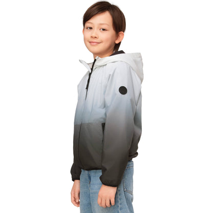 Rokka&Rolla Boys' Fleece Lined Windbreaker Ripstop Water-Resistant Transitional Jacket - Black Coats & Jackets Rokka&Rolla