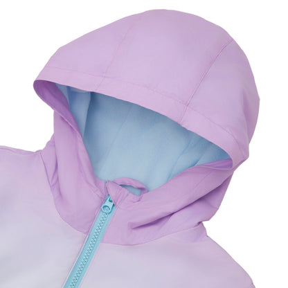 Rokka&Rolla Girls' Fleece Lined Windbreaker Ripstop Water-Resistant Transitional Jacket - Blue Coats & Jackets Rokka&Rolla