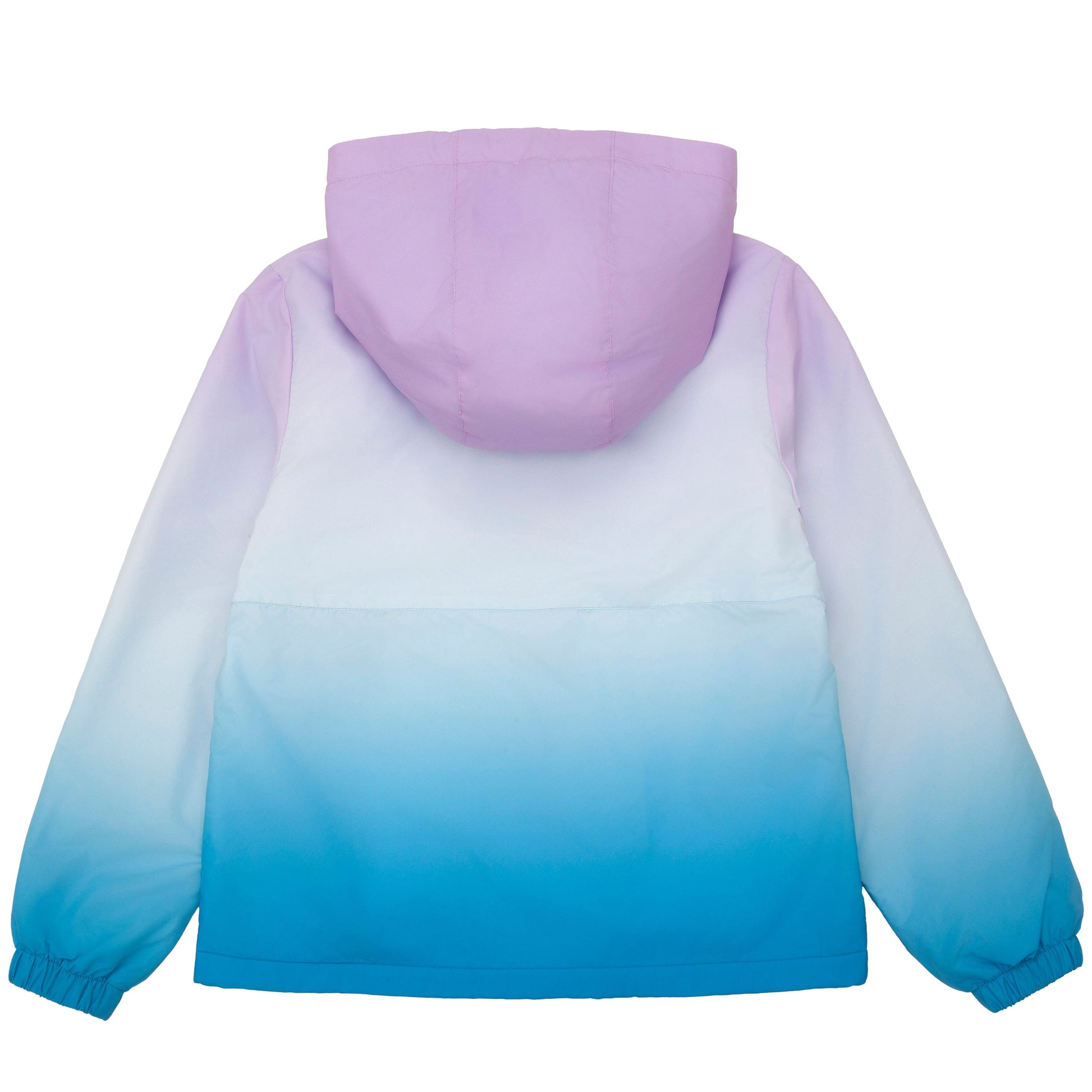 Rokka&Rolla Girls' Fleece Lined Windbreaker Ripstop Water-Resistant Transitional Jacket - Blue Coats & Jackets Rokka&Rolla