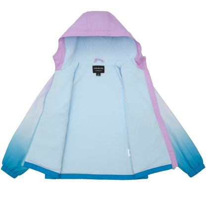 Rokka&Rolla Girls' Fleece Lined Windbreaker Ripstop Water-Resistant Transitional Jacket - Blue Coats & Jackets Rokka&Rolla