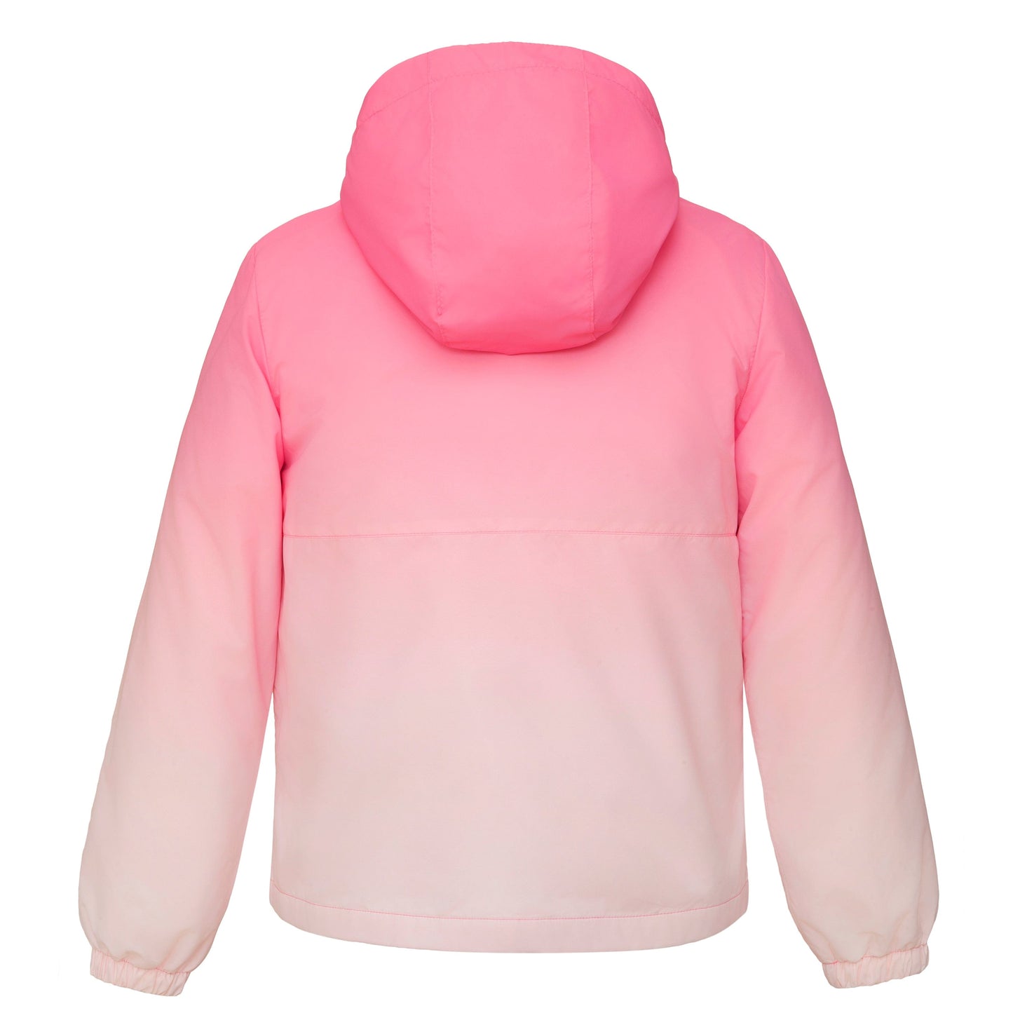 Rokka&Rolla Girls' Fleece Lined Windbreaker Ripstop Water-Resistant Transitional Jacket - Pink Coats & Jackets Rokka&Rolla